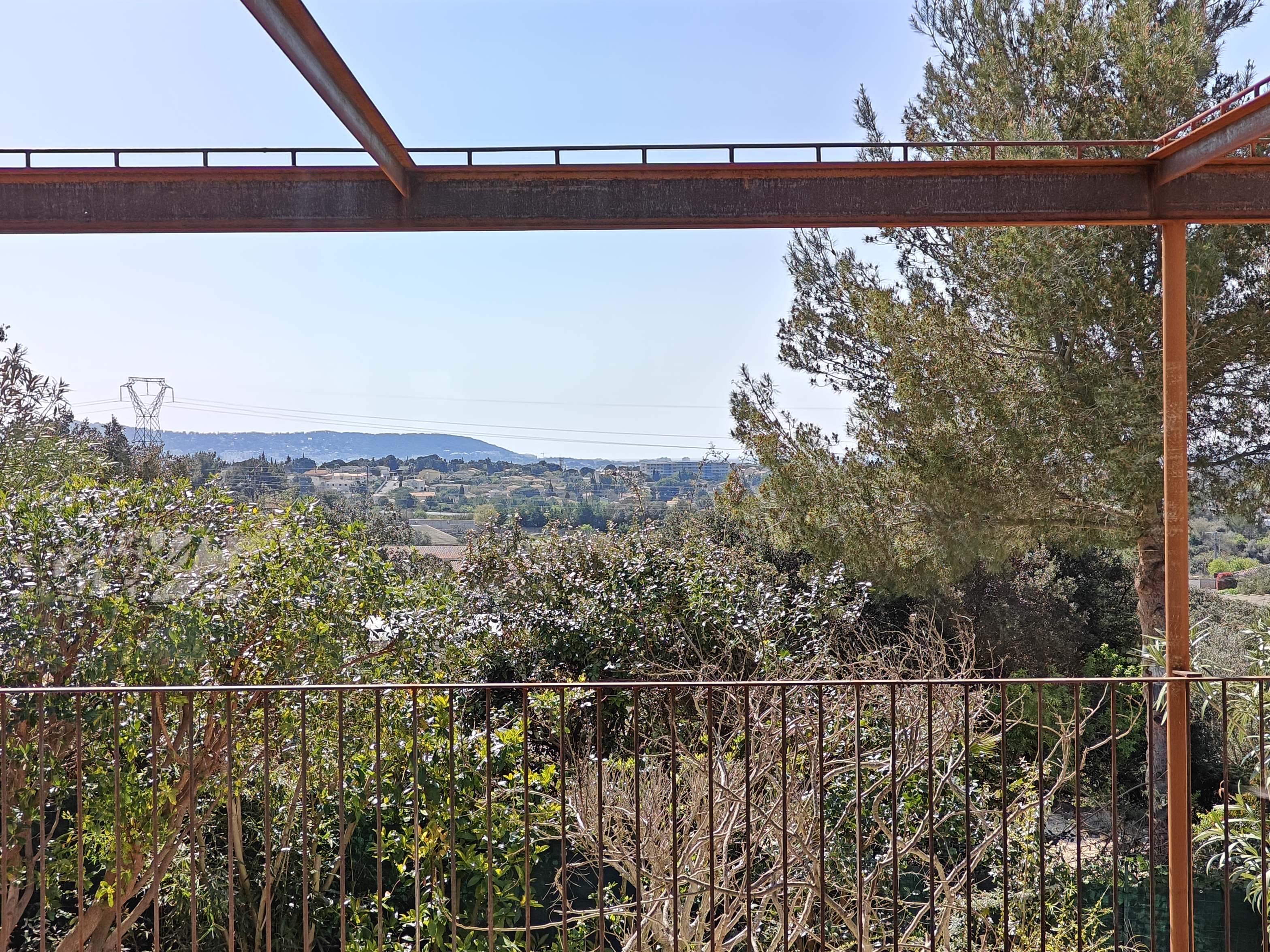 Photo projet pergola Acier Corten