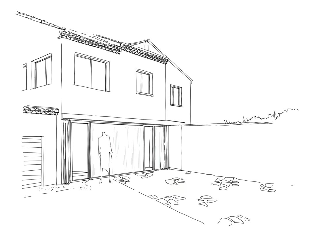 Croquis parvis projet 01